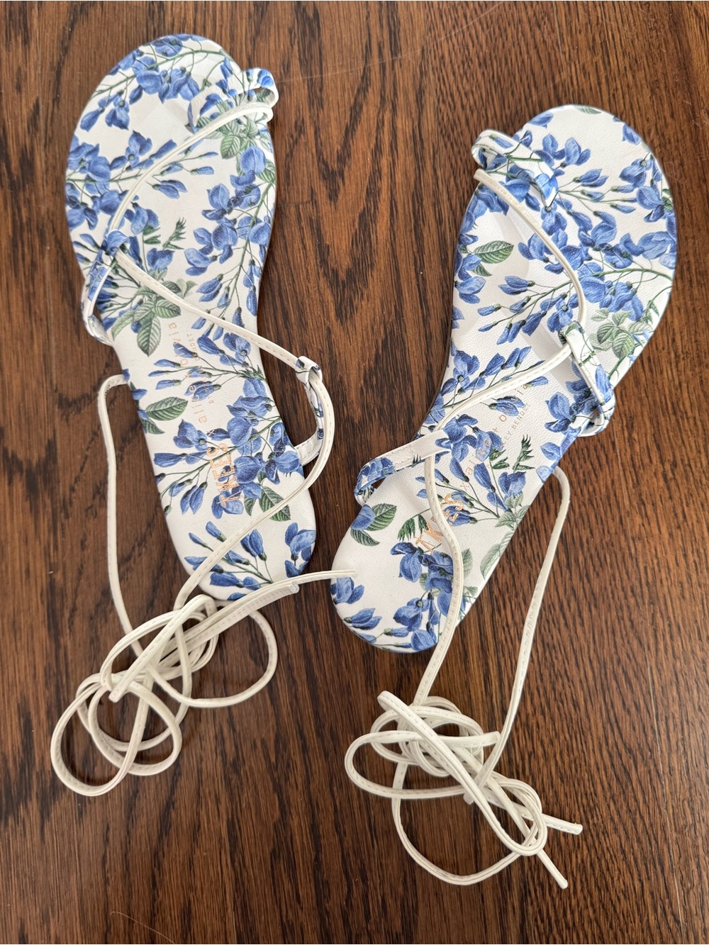 Tkees x Alice + Olivia Jo Wrap Sandal, size 6 - NEW without box - Picture 3 of 15